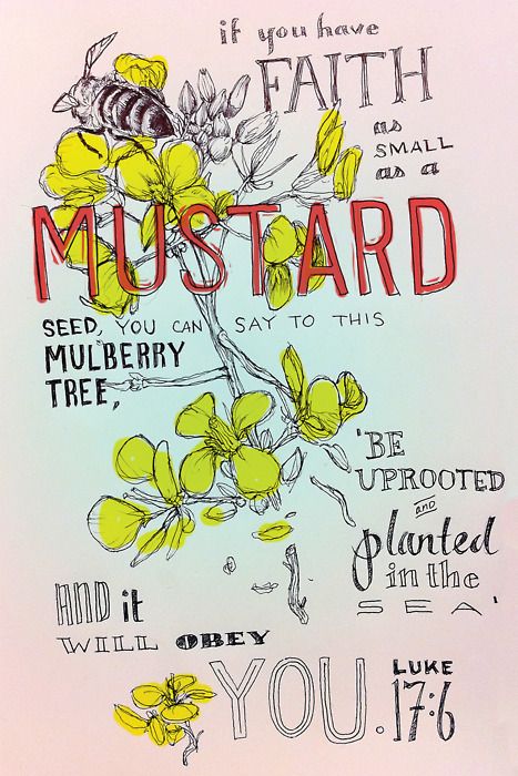 Faith as a mustard seed
